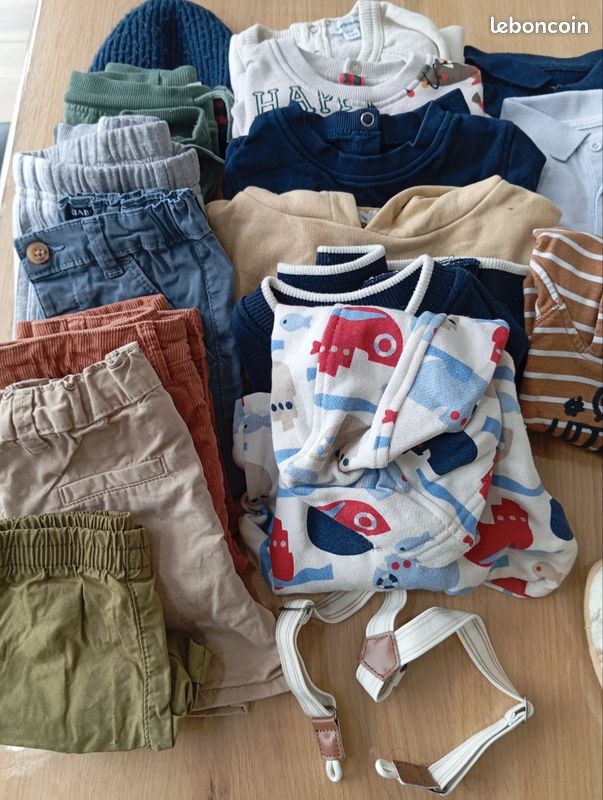 Lot De Vêtements Bébé Garçon - Taille 3-6 Mois - Occasion Très Bon état