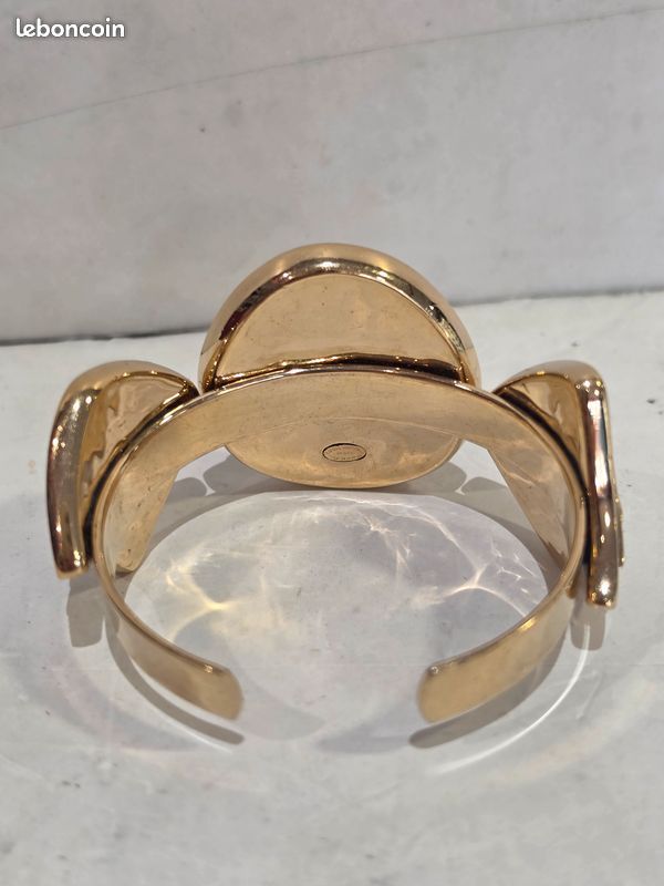 Bracelet Louis Vuitton plaqué or (image 4)