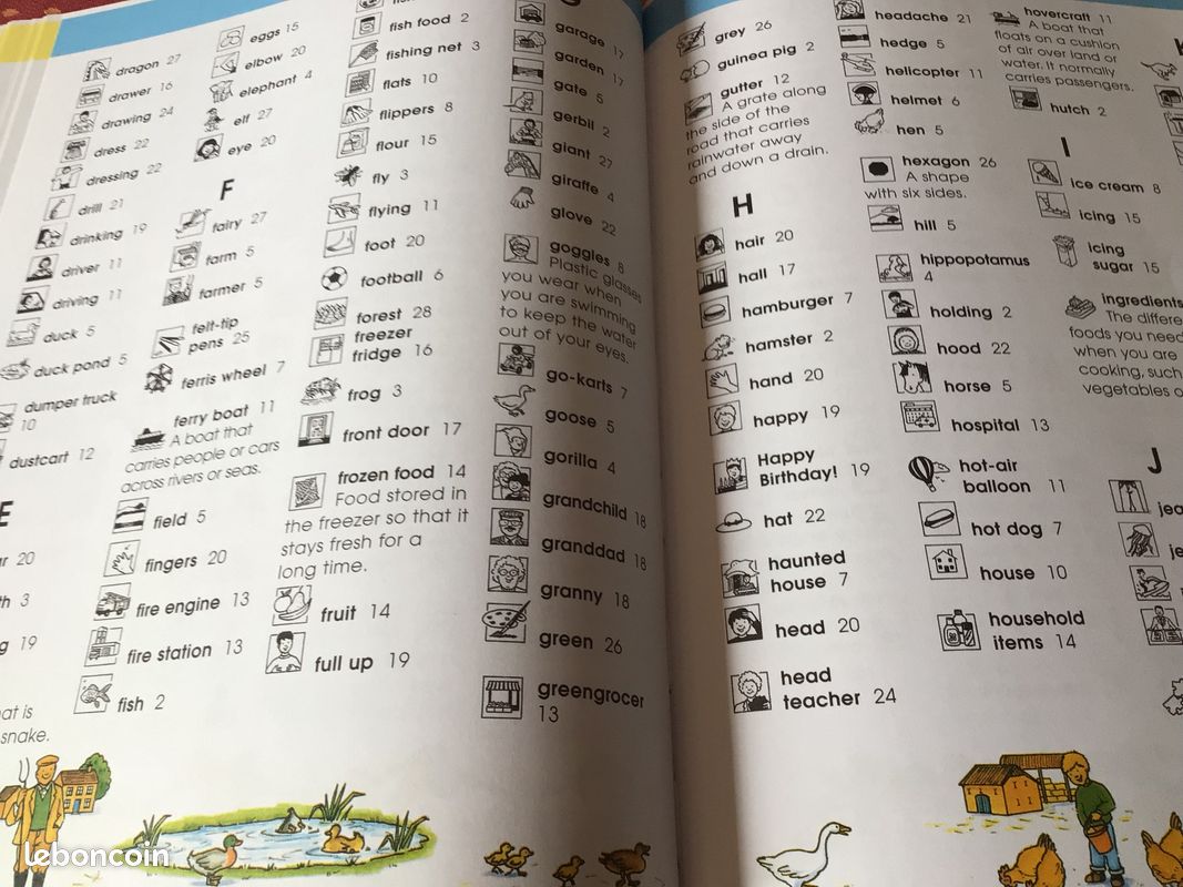 Dictionnaire Anglais en images pour jeune deb (image 10)