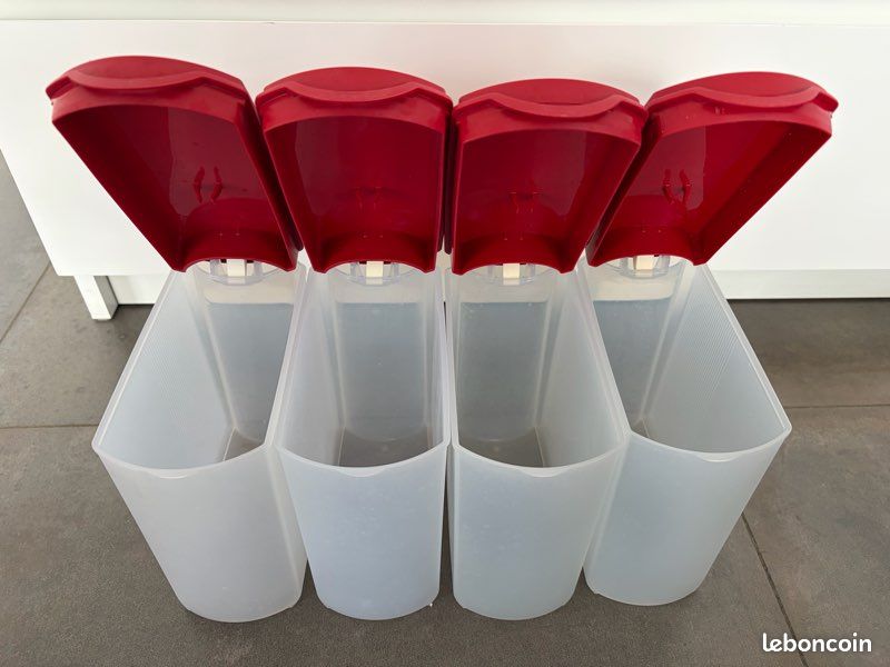 Lot essoreuse à salade+boîte modulaire pop 3,4L tupperware - Arts de la table
