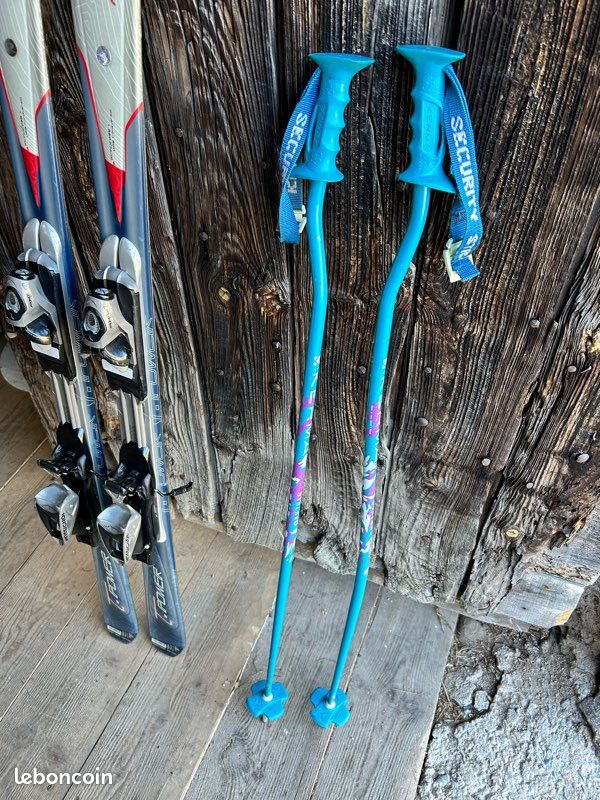 Paire de skis Rossignol et bâton Kerma (image 3)