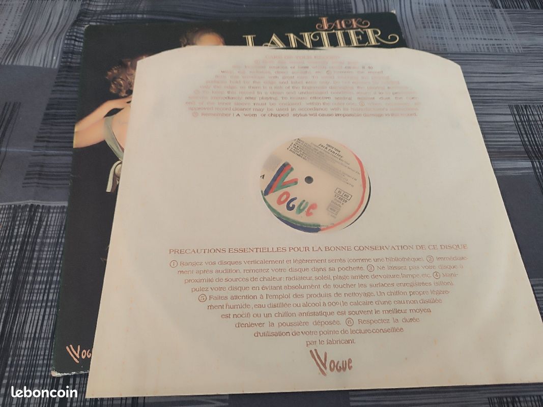 Disque Vinyl vintage - Jack Lantier "Parfum Tango" (image 3)