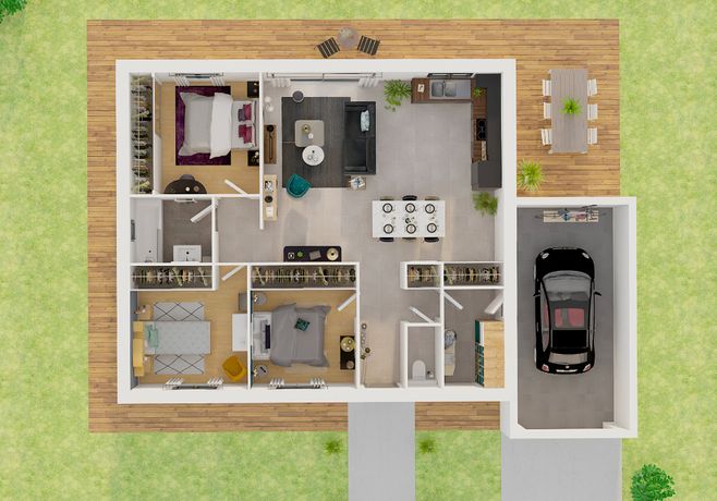 Maison a louer ermont - 4 pièce(s) - 81 m2 - Surfyn