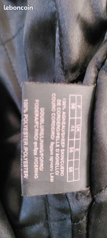 Veste en cuir taille 56 (image 3)