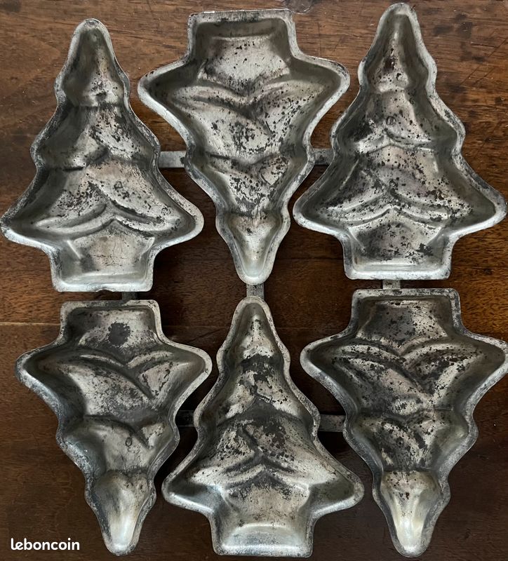 Moules à chocolat, six sapins (image 1)