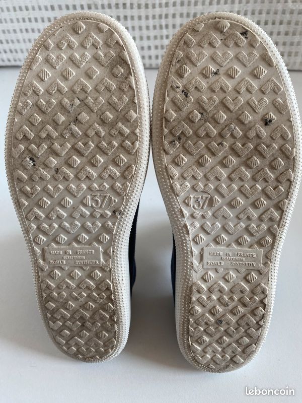 Ballerines toile bleu marine (image 4)