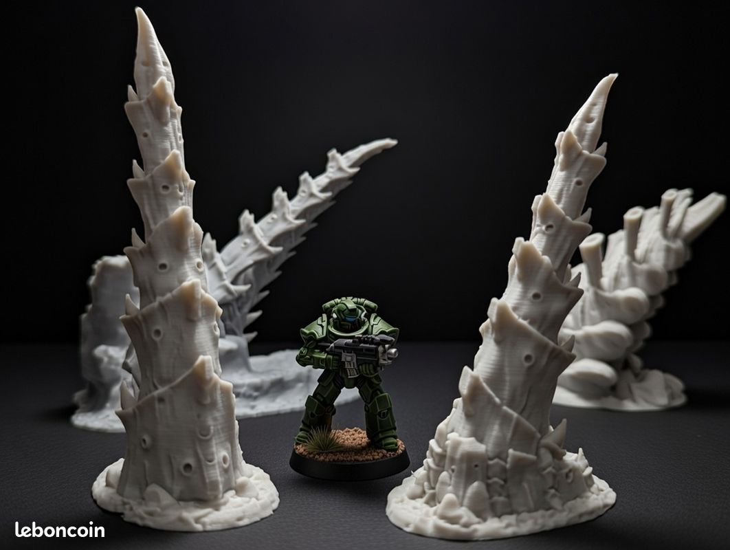 Terrain Xénoplanète - Décor Warhammer 40K 28mm (image 2)