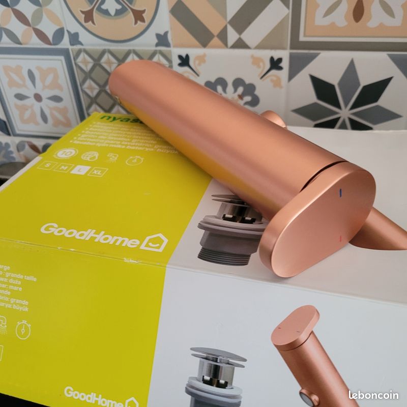 Mitigeur rose gold (image 1)