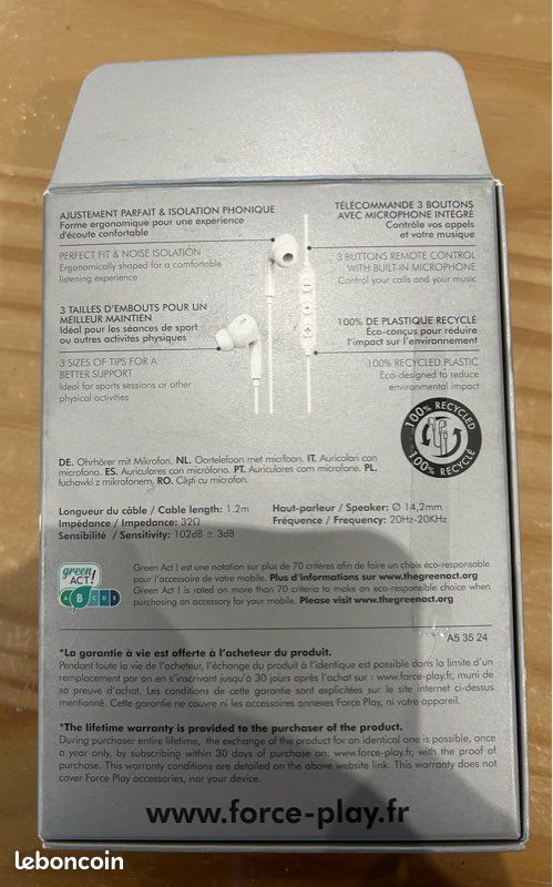 Écouteurs filaires intra-auriculaires pour iPhone et iPad (image 3)