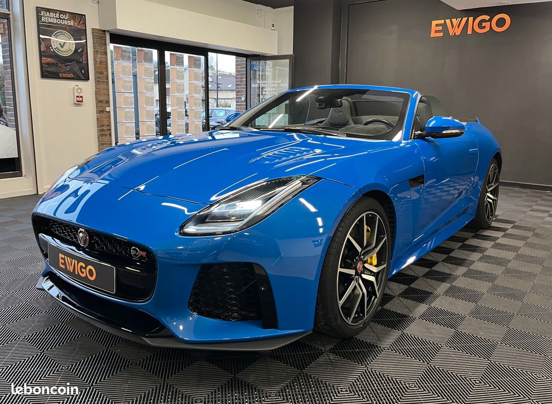 Jaguar f-type svr 5.0 v8 cabriolet / freins carbone ceramique / entretien jaguar / malus payé (image 14)