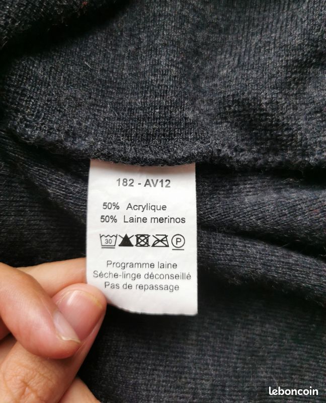 Pull vintage Easy Line en laine année 80 90 (image 6)