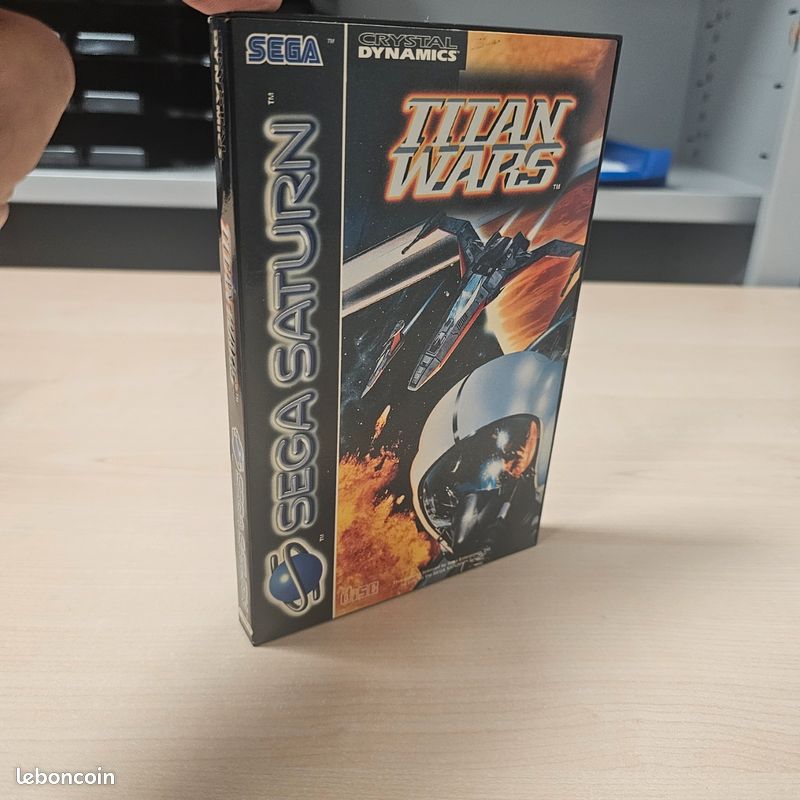 Jeu Titan Wars Sur Sega Saturn - Complet, Boîtier Et Livret, Version PAL Française