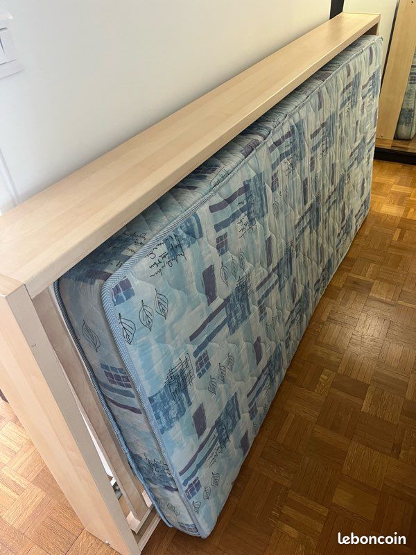 Cadre de lit plus matelas (image 2)