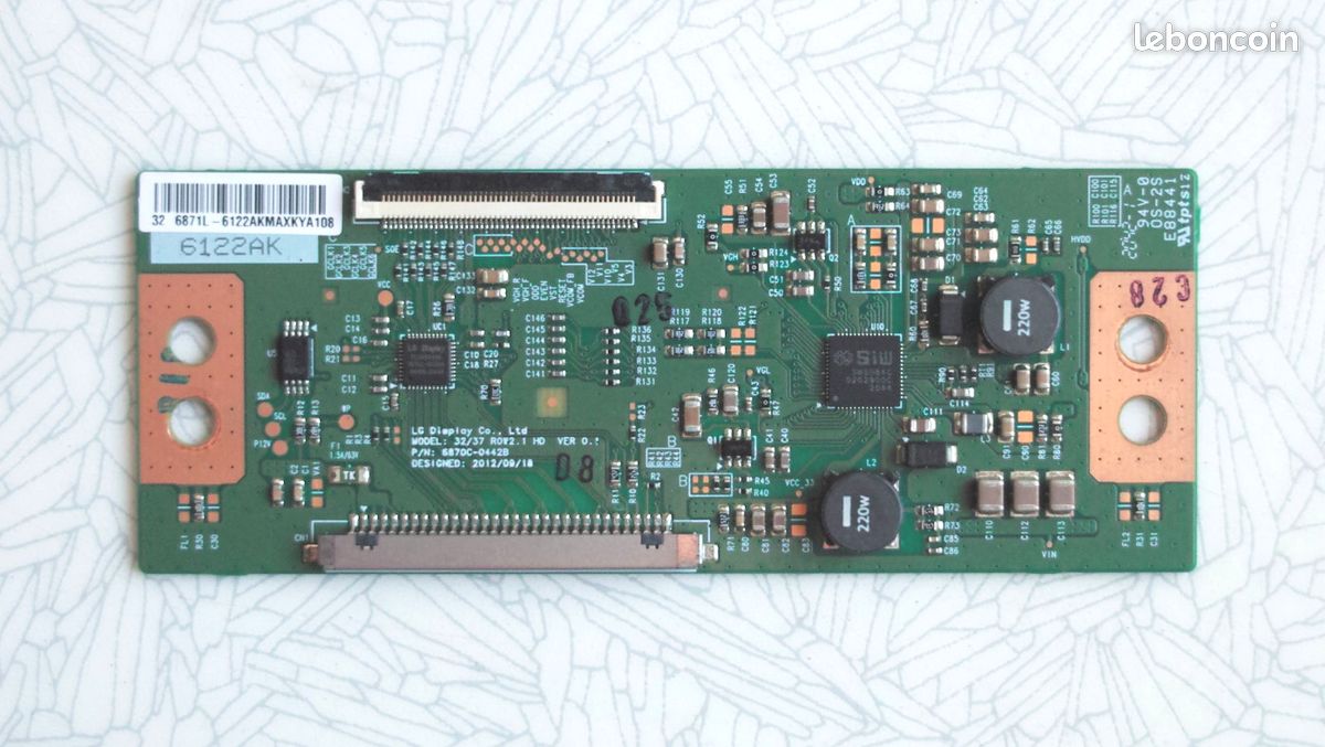 CARTE T-CON modèle 6870C-0442B for TV PHILIPS 32PHH4100 (image 1)