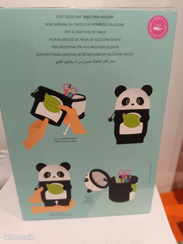 Trousse À Crayons Panda Mignon, Grande Trousse À Crayons Panda Avec