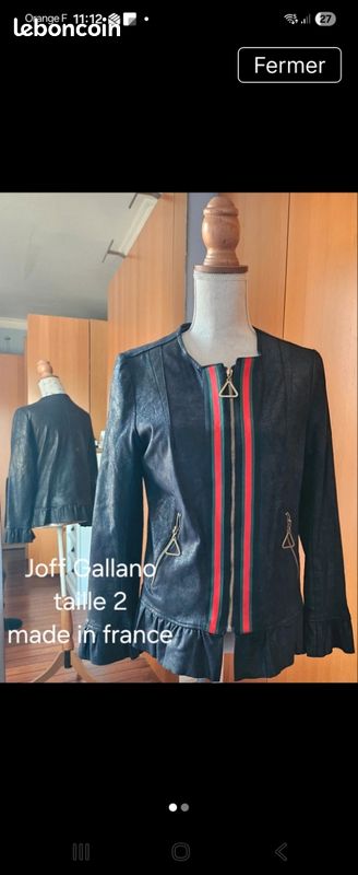 Veste femme Jeff Gallano made in France (image 1)