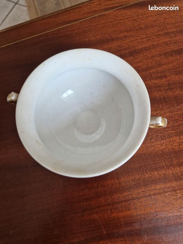 Cache pot en porcelaine de Paris 19ème siècle (image 4)