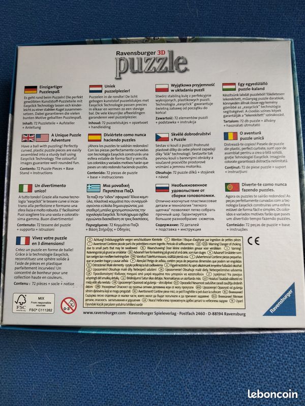 Puzzle Ravensburger 3D Olaf (image 2)