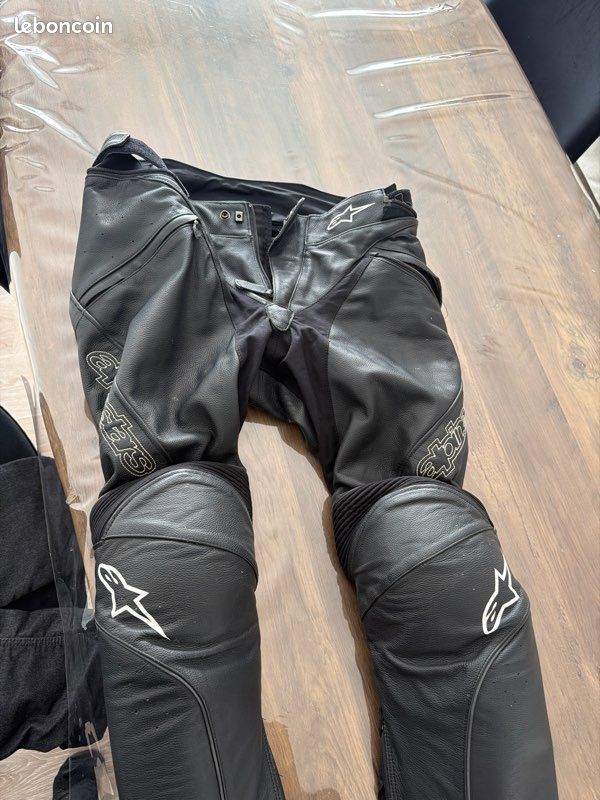 Pantalon cuir taille eu50 (38-40) mixte (image 1)