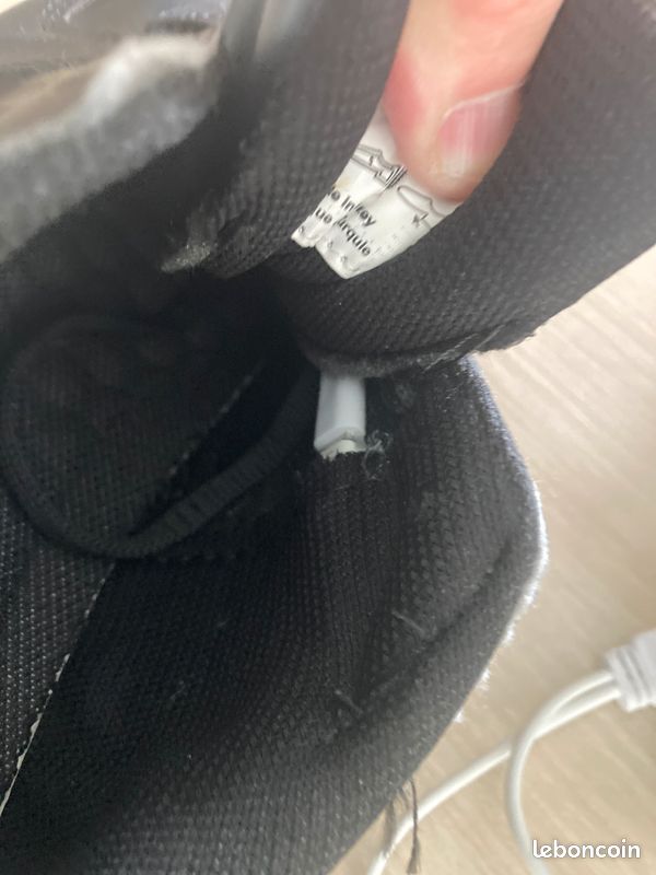 Sneakers basses noires lumineuses cash money taille 39 (image 12)