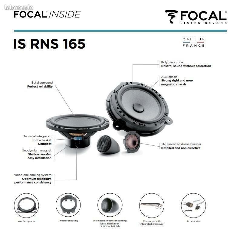 Haut-parleurs FOCAL 16,5cm (neufs) - Équipement auto