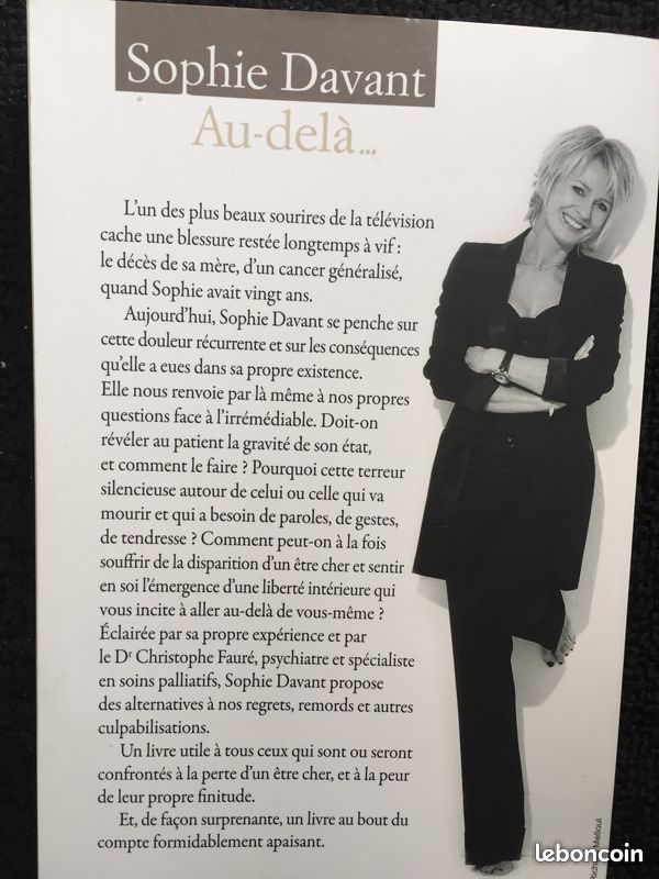Livre Au delà....grandir après la perte sophie davant (image 2)