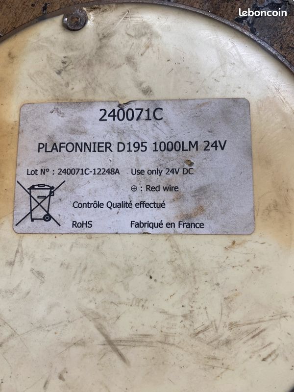 Plateau led , ampoule led 24v (image 3)