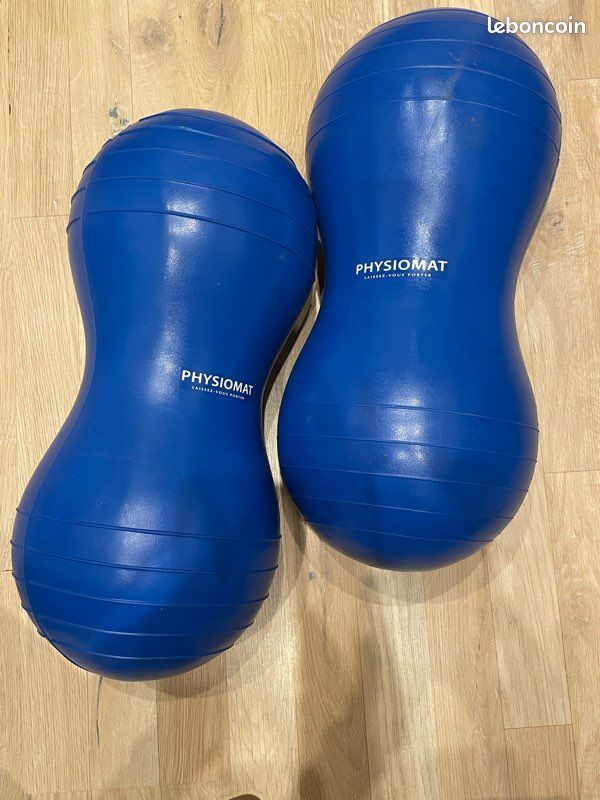 Physiomat Globo Cacahuete De Fitness – Pelota De Estabilidad Para Rehabilitación, Pilates Y Embarazo, Material Duradero, Uso Para Adultos Y Niños