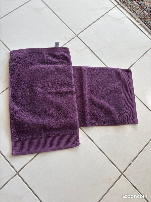 Lot de 6serviettes de toilettes (image 1)