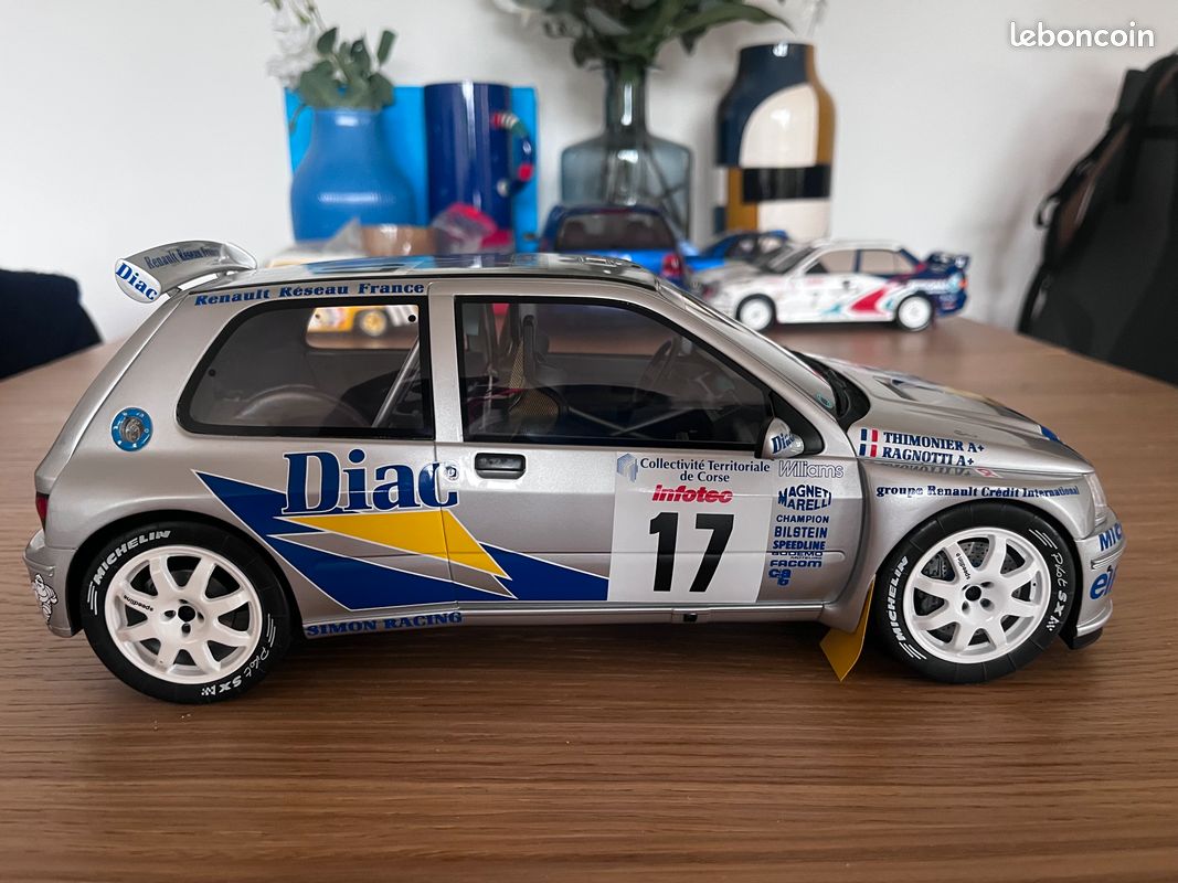Renault Clio Maxi Présentation 1995 MINISTYLE 1/43 Résine Neuve En Boîte
