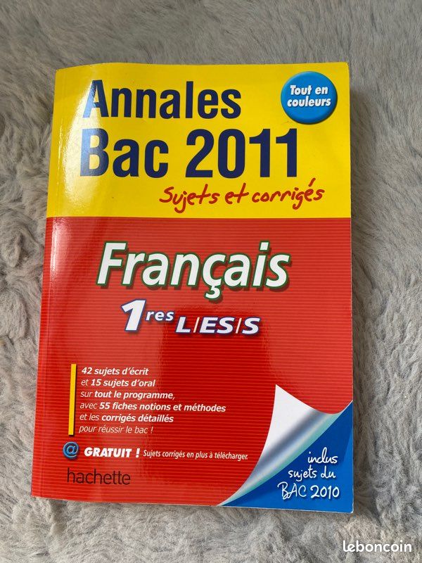 Annale bac 2011 français (image 2)
