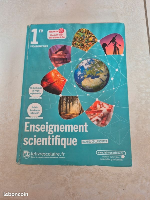 Manuel enseignement scientifique 1re (image 1)