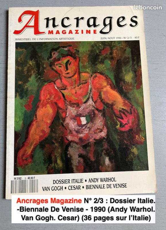 ITALIE (Culture-Littérature-Photos-Arts-Vie Politique) = 5 Revues / 2 Brochures / 3 suppléments à Libération /2 N° de Libération (Photographies Magazine-LU-Ancrages-Impréssions du Sud-Café Crème) (image 9)