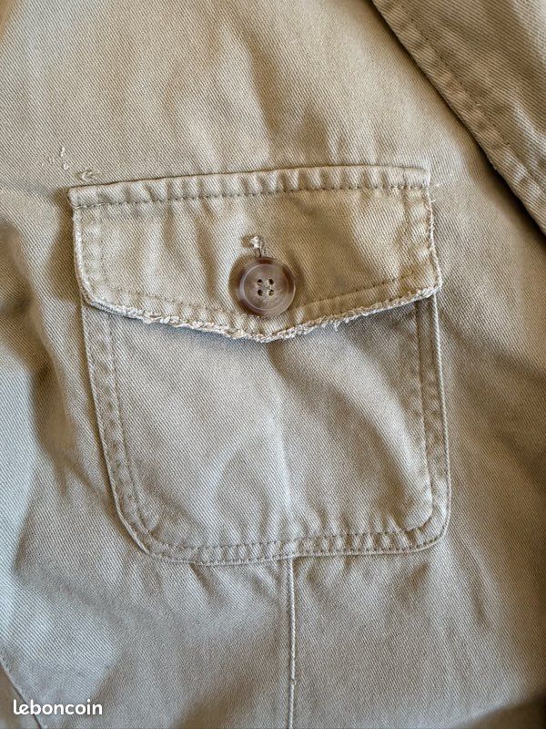 Veste De Chasse Vintage Cabela's 6-086 - Kaki Beige Taille XL Ceinturée