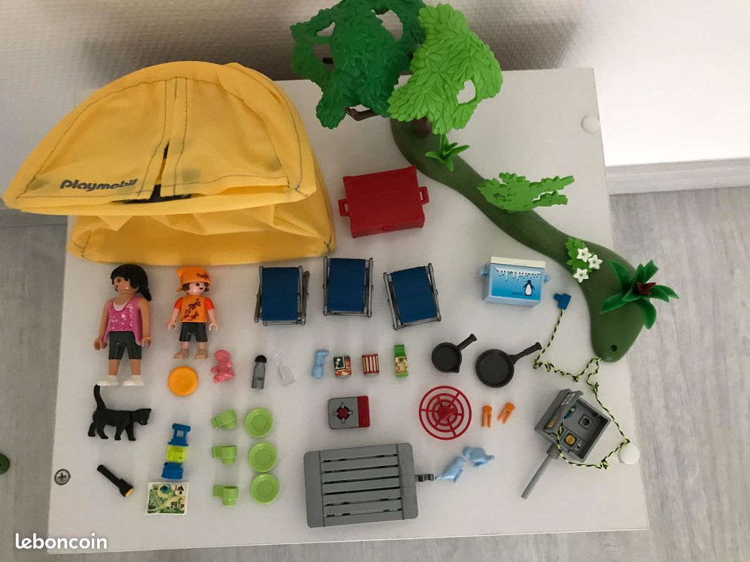 Playmobil - Famille et tente de camping (image 2)