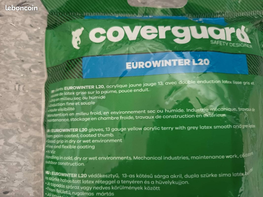 Gants sécurité Haute visibilité + anti froid + bon grip (image 4)