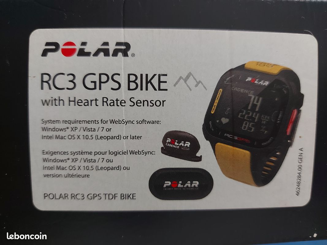 Cardio fréquence mètre POLAR RC3 série TDF (image 2)
