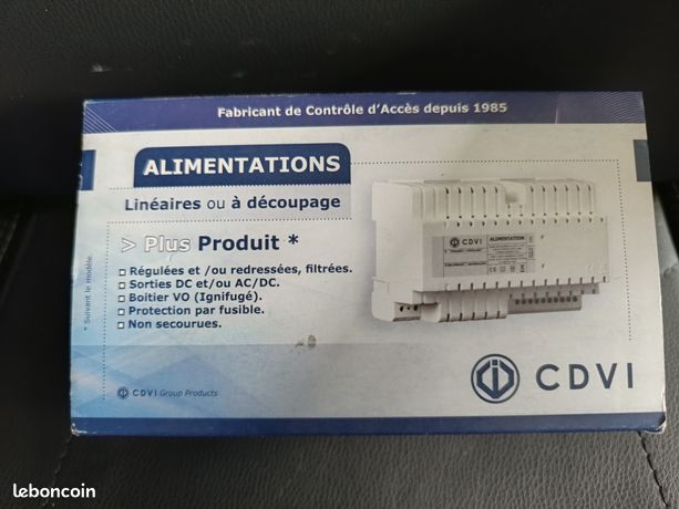 Alimentation ARD2/12 pour ventouse ou gâche électrique