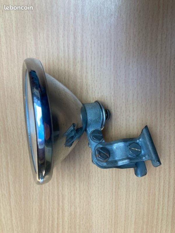 Phare Avant Vélo Ancien – Rouge, Années 30, Pièce D'époque Pour Cyclo