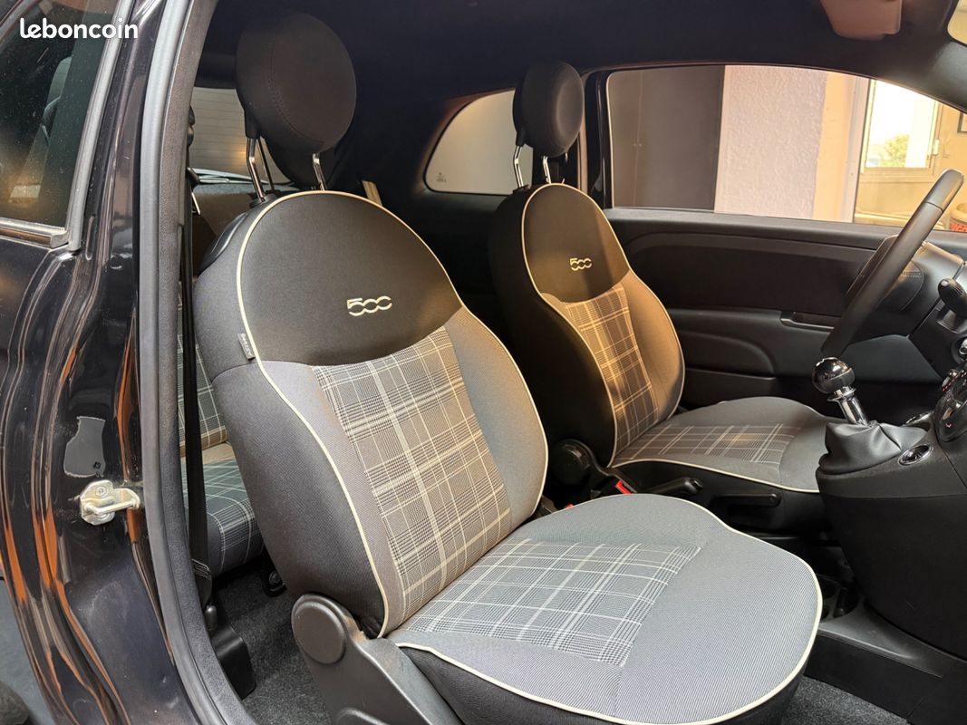 FIAT 500 1.2 70 LOUNGE / APPLECARPLAY / RÉGULATEUR - LIMITEUR DE VITESSE / RADAR DE RECUl (image 27)