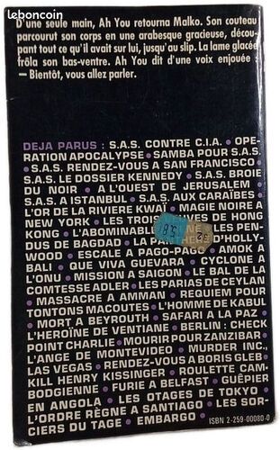 [Livre] Le disparu de Singapour - Bon état (image 2)