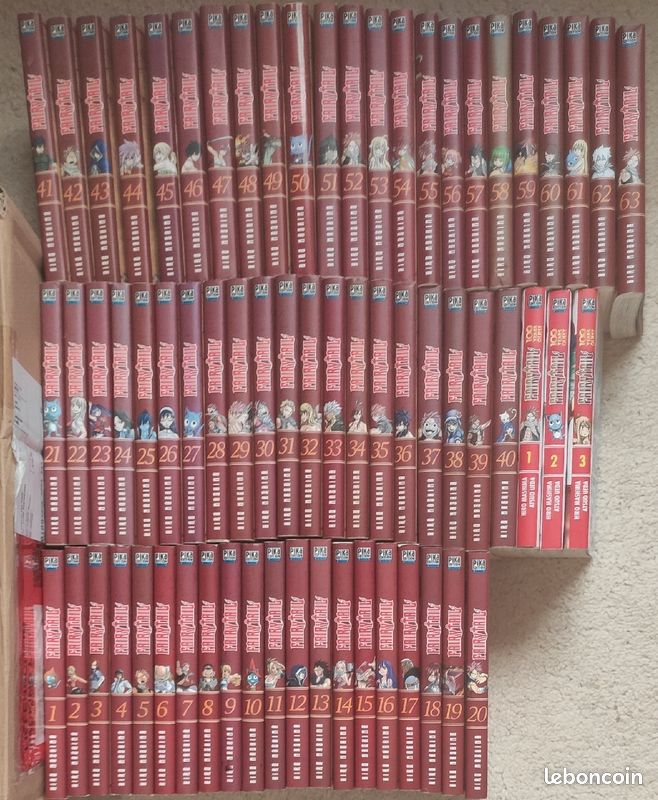 Collection complète Fairy Tail + 3 tomes 100 Years Quest (image 1)
