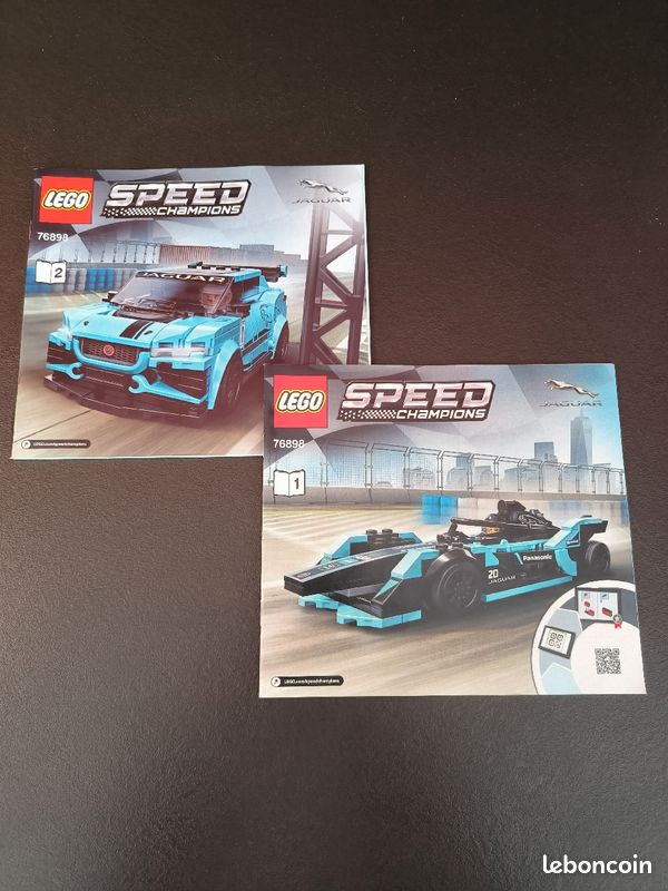 Lego 76898 voitures x 2, Jaguar, Speed champions (image 6)