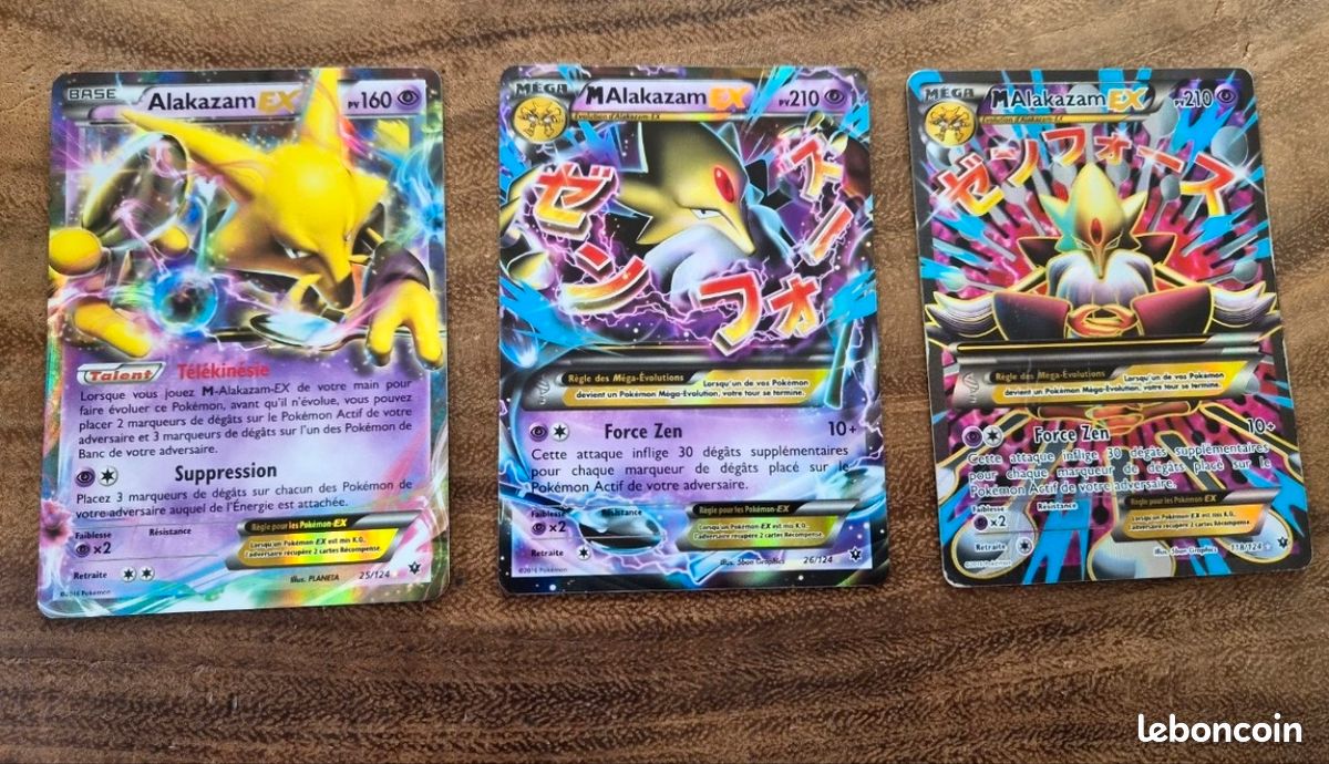 Lot pokemon mega alakazam XY impact des destins - Collection Lot pokemon mega alakazam XY impact des destins - Collection
