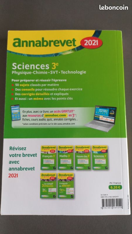 Lot 3 livres pour réviser le brevet (image 6)