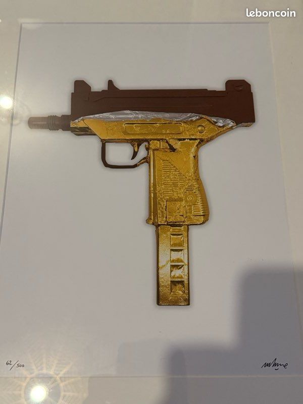 Lithographie imbue Uei sugar taxe rare et encadrée (image 3)