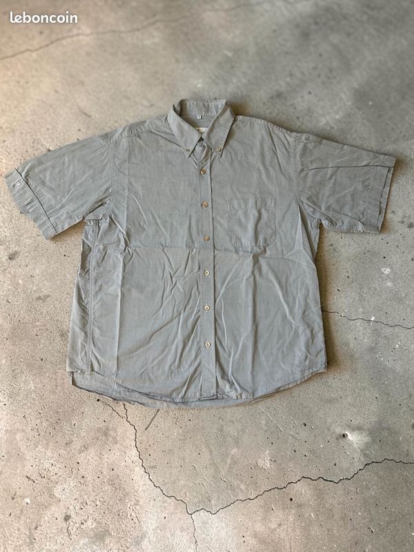 Chemise manches courtes grise Courrèges AC Taille L (image 1)