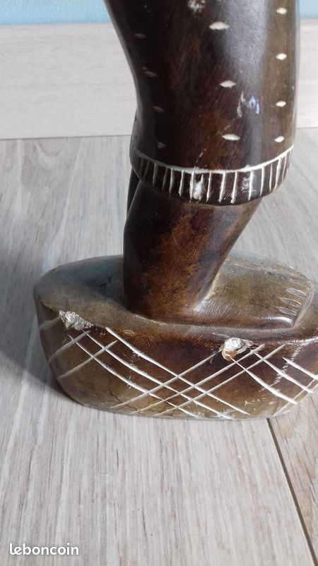 Statuette art africain pierre (image 3)