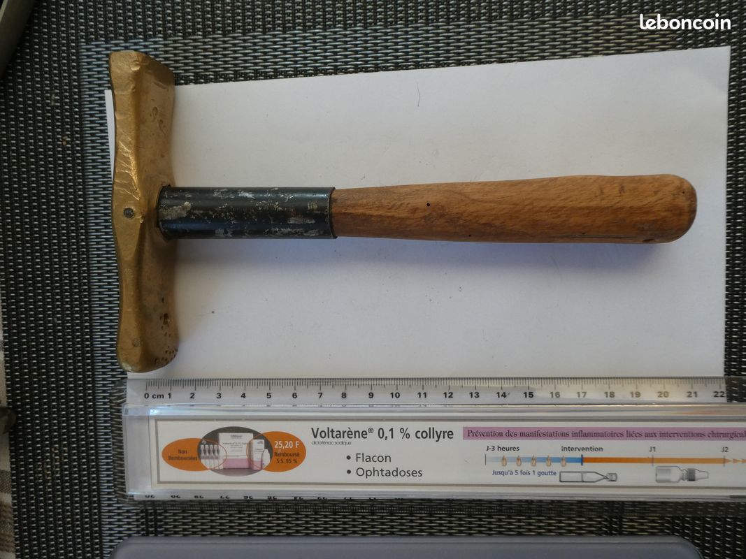 Ancienne Enclume De Bijoutier Horloger N.12 - Outil Professionnel Acier Vintage