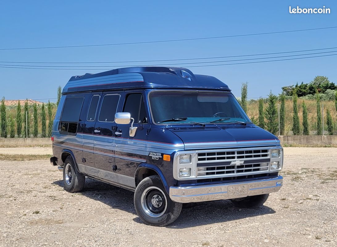 1991 CHEVROLET G20 révisé van américain prêt à partir en vacances (image 1)